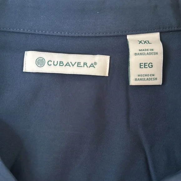 Mens Cubavera summer shirt XXL - Picture 2 of 5